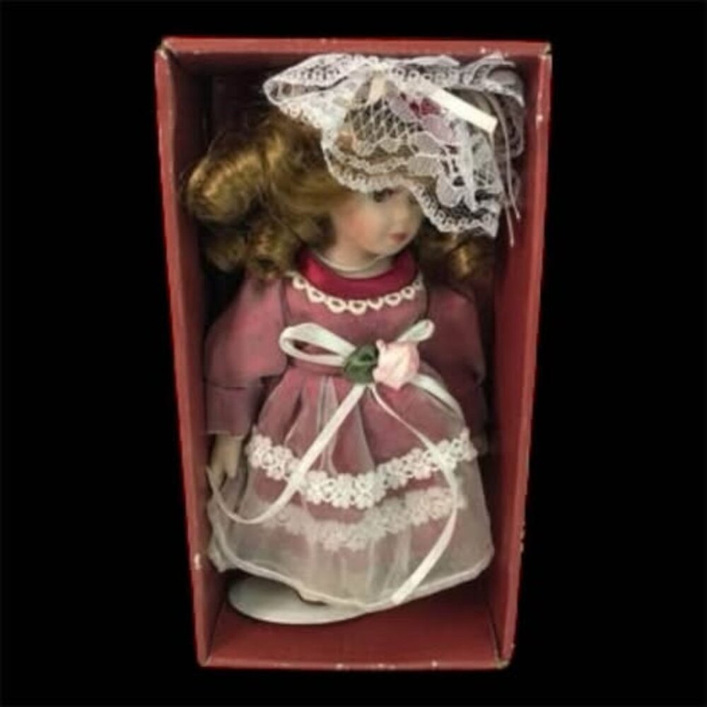Far East Brokers and Cons Inc Porcelain Doll In Box